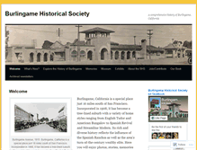 Tablet Screenshot of burlingamehistory.org